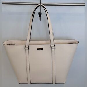 Kate Spade Cream heavy duty canvas tote bag